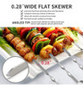Kabob Brochetas Planas De Metal Para Barbacoa De Barbacoa 2 Kabob Brochetas Planas De Metal Para Barbacoa De Barbacoa 2