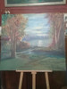 Gran Óleo Sobre Tela De Paisaje. No Envio 2