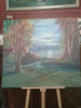 Gran Óleo Sobre Tela De Paisaje. No Envio 3