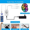 Easeking 50 Pies Music Sync Rgbic Tira De Luces Led Para El 4