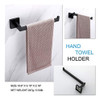 Tastos Juego De Accesorios Para Baño De 5 Piezas En Negro Ma 3