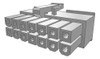 6 Conectores Housing Hembra 14 Vias .165 4.2 Molex Minifit 0