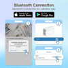 Etiqueta Maker Portátil Bluetooth Mini Para Oficina Hogar 12 1