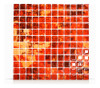 Malla 30x30 Mosaico Capri Rojo Vidrio Piu 0