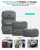 Reposapies Y Cama Para Niños Inflable Para Viajes En Avion 2