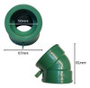 Codo 50 A 45 Termofusion Verde Agua Ips 1