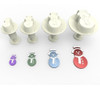 Cortante Eyector X 4 Muñeco De Nieve 0
