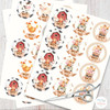 Kit Imprimible La Granja Acuarela Texto Editable 3