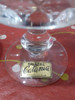 Juego De Perfumero De Cristal Tallado A Mano Sin Uso 2