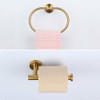 Set De 2 Accesorios Para Baño Dorado Cepillado Aplusee -8xw 2