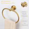 Set De 2 Accesorios Para Baño Dorado Cepillado Aplusee -8xw 5