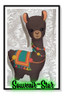 Souvenir 5 Llamas Alpacas Cactus Con Forma 20cm 6