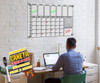 Planner Organizador Mensal Grande 60x40 Escrito Em Preto 3