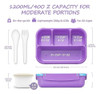 Lonchera Bento Para Niños, 4 Compartimentos, 2