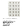 Kit 10 Folhas Para Moedas 28x23 Pccb 20 Bolsos Sem Aba 1