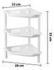 Organizador Esquinero 3 Estantes Baño Cocina 3