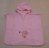 Toalla Poncho Bebe Rosa 0