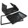 Kit 2 Organizadores Dobrável Preto Empilhável Com Rodas 75 L 4