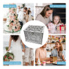Caixa De Cartão De Casamento Glittery.cartão Com Caixas De C 5 Caixa De Cartão De Casamento Glittery.cartão Com Caixas De C 5