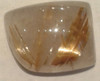 Mineral Roca Cabuchon Cuarzo Cristal De Roca Rutilado Rutilo 1