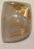 Mineral Roca Cabuchon Cuarzo Cristal De Roca Rutilado Rutilo 3