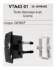 Tecla Accionamiento Dual Rectangular Vta43 01 Ferrum Origina 2