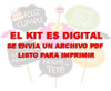 Kit Imprimible Photo Props Cartelitos Frases Cumpleaños 18 3