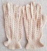Antiguo Par De Guantes Beige Tejidos B4 1 Antiguo Par De Guantes Beige Tejidos B4 1