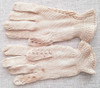 Antiguo Par De Guantes Beige Tejidos B4 3 Antiguo Par De Guantes Beige Tejidos B4 3