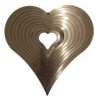 Wind Spinners/ Movile De Viento Acero Inox Corazon 30cm X3 2