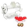 Escurridor De Platos Cocina Dos Niveles + Regalo  Tcs 0