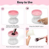 Limpia Brochas Electrico De Maquillaje Luxiv Wash - Rosa 4 Limpia Brochas Electrico De Maquillaje Luxiv Wash - Rosa 4