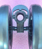 Repuesto Cochecito Bebe Doble Rueda 150mm C/acople 25mm X2u 3