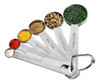 Conjunto De Colheres Medidor Culinario 6 Pecas Em Aco Inox 0