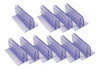 2 X 10 Pçs Suporte De De Espirros 7,5 Cm X 4 Cm X 3,2 Cm 2
