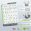 Póster De Estiramiento Básico Everstretch Para Gimnasio En C 1