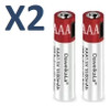 X2 Pilas Aaa Recargable Litio Usb Tipo C  1.5v 5500mah 1