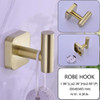 Set De 4 Accesorios Para Baño Bronce Cepillado Trustmi -8pb 3