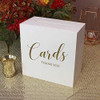 Lillian Rose Caja Para Tarjetas De Boda De Madera Blanca, Me 3