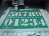 Stencil Numeros De 0 A 9 _15 Cms Y Placa Círculo 30cms 3