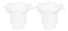 2pcs E27 Em Forma De Flor Moderna Transparente 1