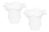 2pcs E27 Em Forma De Flor Moderna Transparente 2