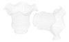 2pcs E27 Em Forma De Flor Moderna Transparente 4