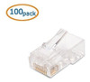 El Cable Importa Enchufes Modulares 100pack Para Cables Utp 1