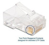 El Cable Importa Enchufes Modulares 100pack Para Cables Utp 2