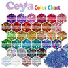 Glitter Grueso Holografico  Tarro X 100gr Marron 2