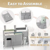 Hizgo Bedside Caddy, Organizador De Almacenamiento Colgante 2