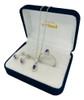 Conjunto Plata C/raíz De Amatista (co220) 1