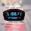 Painel De Instrumentos Digital Universal Para Motocicletas 4