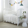 Jsd Falda Blanca Con Volantes Para Cama De Cuna, Doble Capa, 4